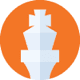 king chess piece icon